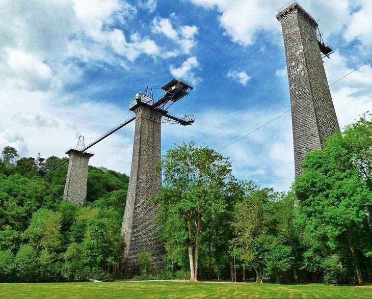 La Souleuvre Viaduct Bungy Platform La Souleuvre Viaduct Bungy Platform