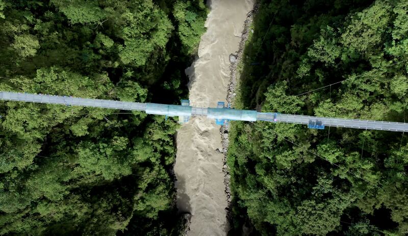 File:Bhote KosiRiverDroneDown.jpg