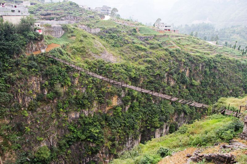 File:LuoluSuspensionFootbridge&Gorge.jpg