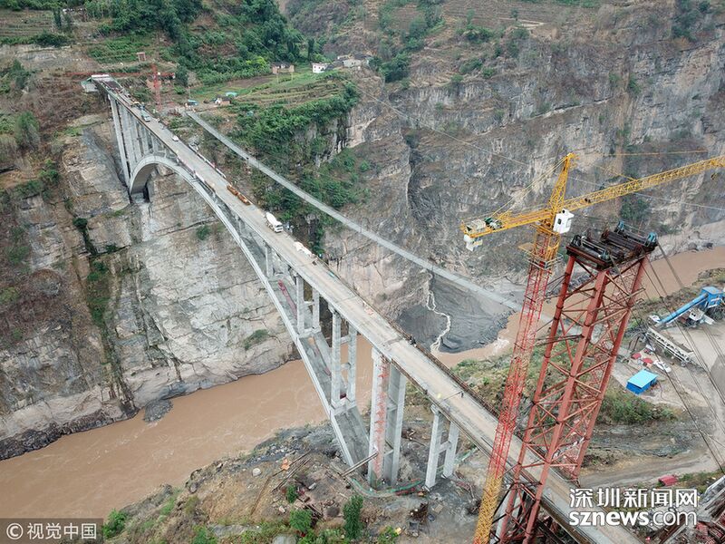 File:Jinshajiang Bridge FengjiapingArchAerial.jpg