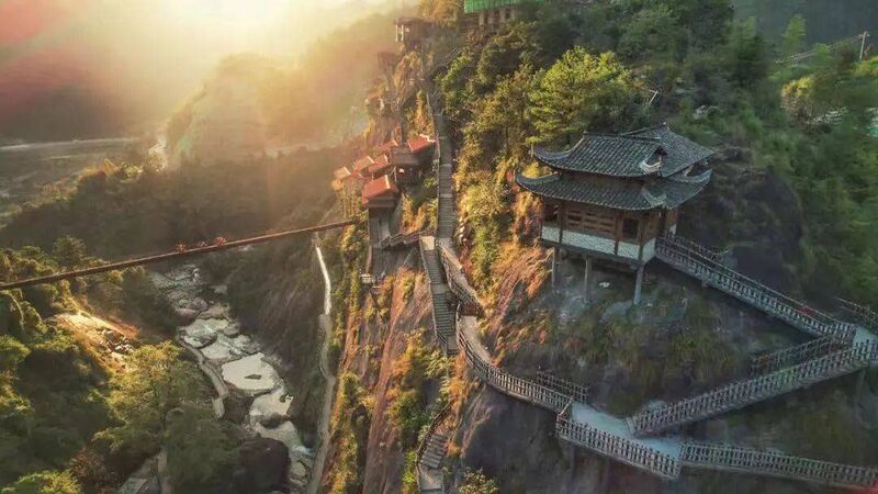 File:Wangxiangu FootbridgeSunset.jpeg