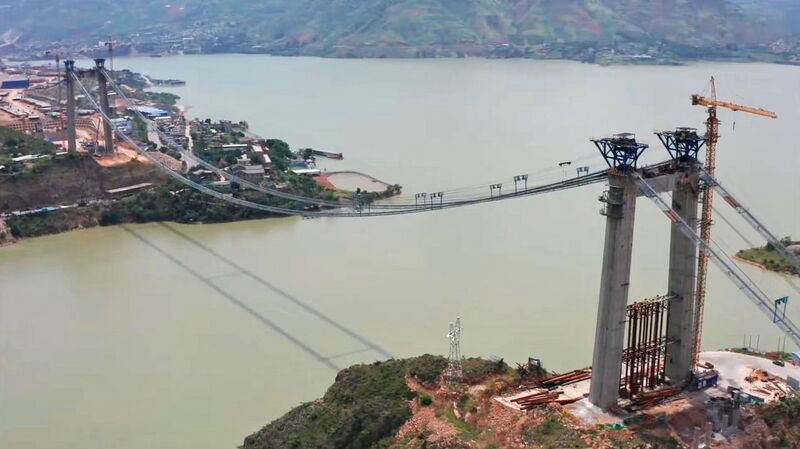 File:Jinshajiang Bridge TaoyuanDrone2.jpg