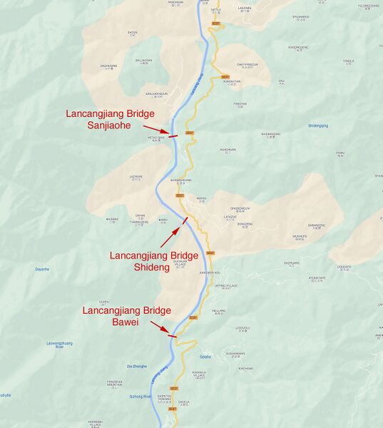 File:LancangjiangSuspensionBridges.jpg