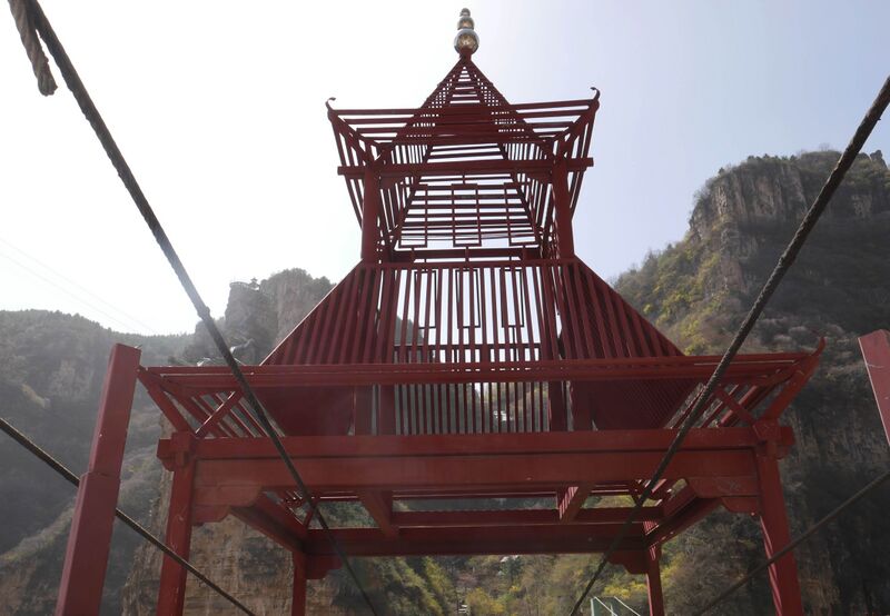 File:Tianjishan FootbridgePagodaCovering.JPG