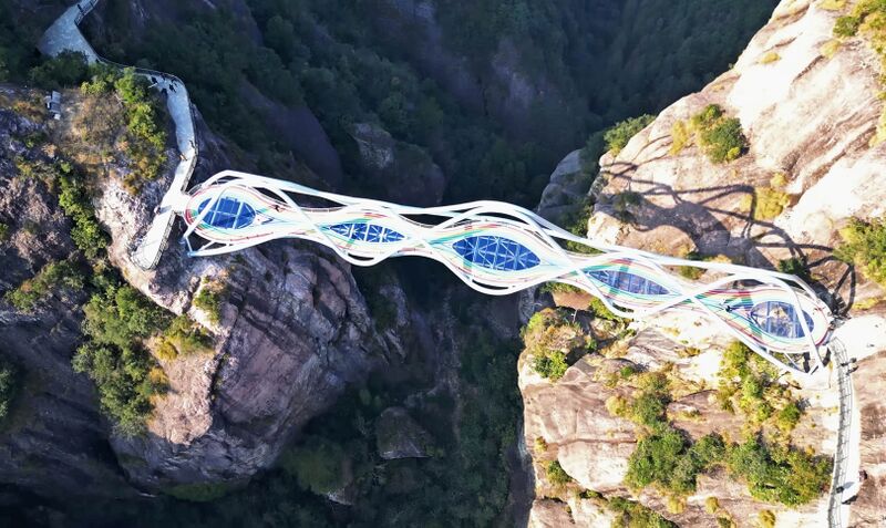 File:Wolong FootbridgeDownSun.jpg