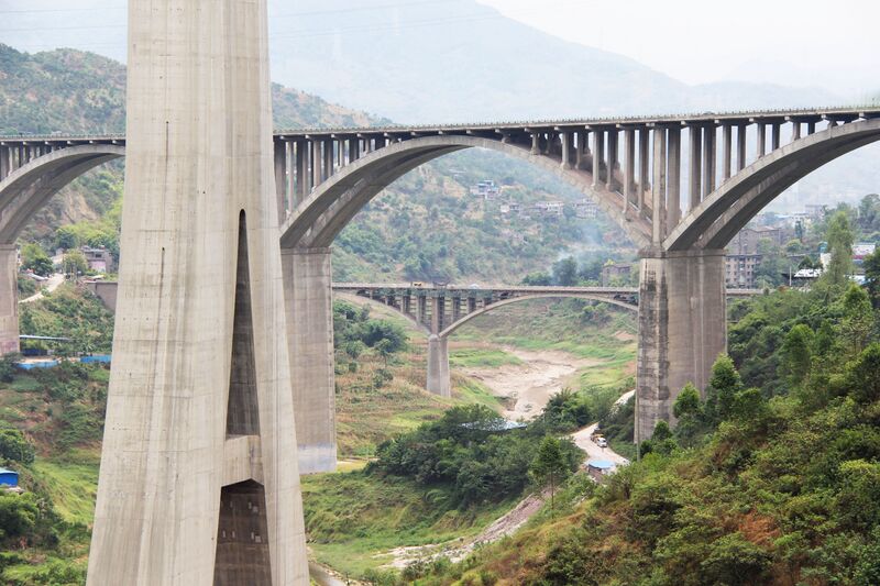 File:171Caijiagou&HighwayBridges.jpg