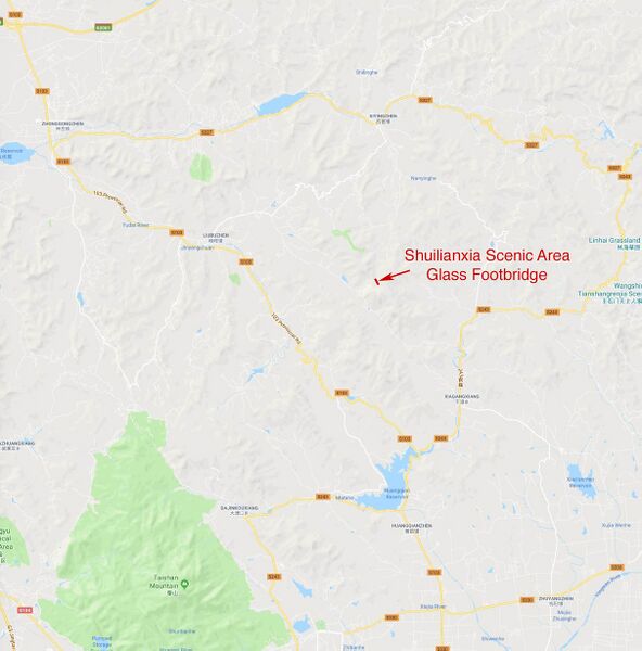 File:ShuilianxiaScenicAreaGlassFootbridgeLocationMapWide.jpg