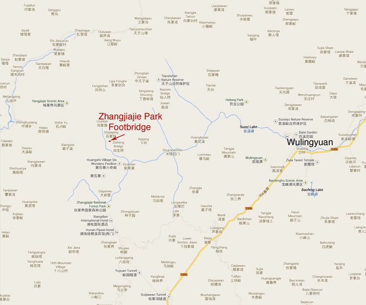 File:ZhangjiajieParkFootbridgeLocationMap.jpg