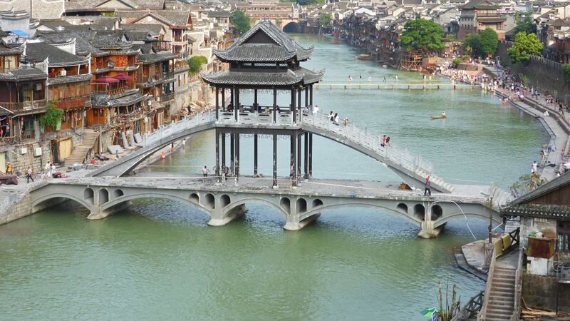 File:199FenghuangRiverPagodaByFilmer.jpg