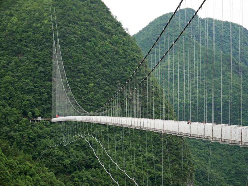 File:Yundingfeidu Glass FootbridgeLonglensDeck.JPG