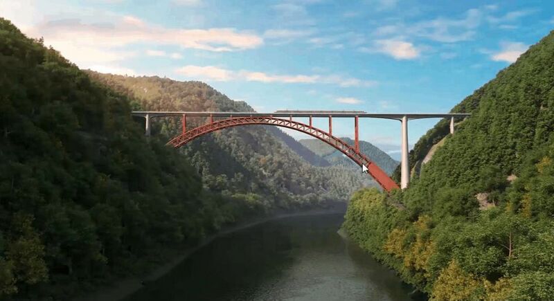 File:Youshui RailwayCanyonTrees.jpg