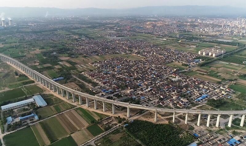 File:Fenhe Railway Bridge MenghuaDrone8.jpg